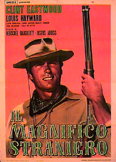The Magnificent Stranger Original 1966 Italian Due Foglio Movie Poster