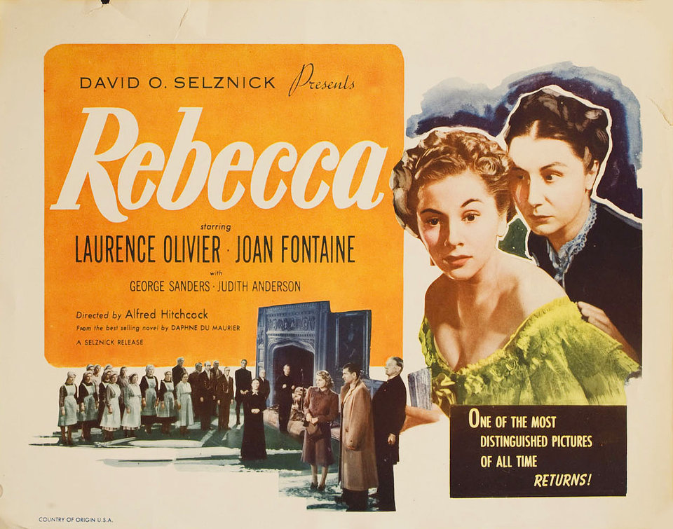 Rebecca Original R1950s U.S. Title Card