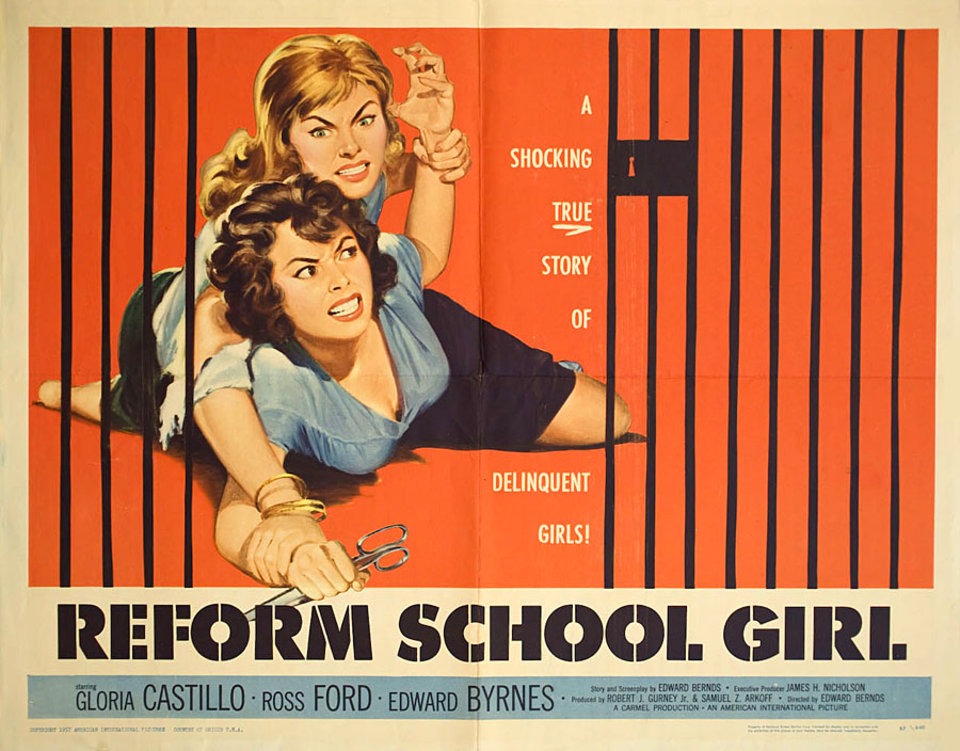 Reform School Girl Original 1945 U.S. Half Sheet Movie Poster