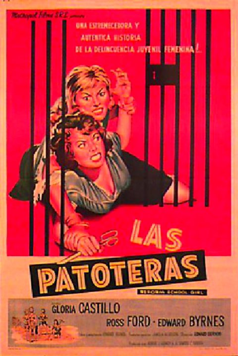 Reform School Girl Original 1957 Argentine Movie Poster