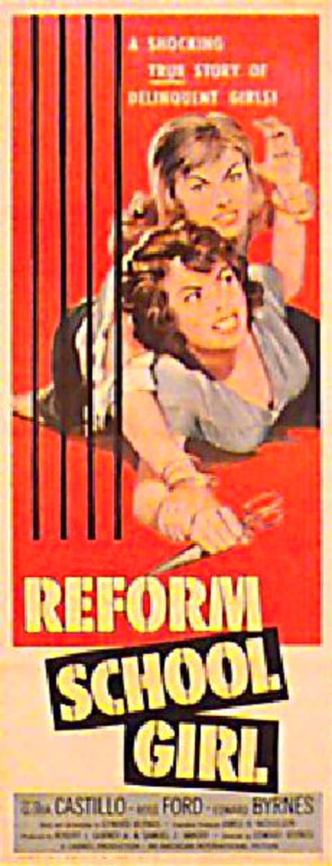 Reform School Girl Original 1957 U.S. Insert Movie Poster