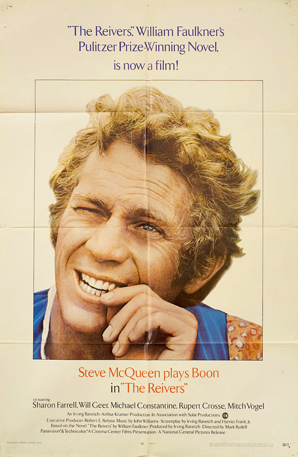 The Reivers Original 1970 U.S. One Sheet Movie Poster