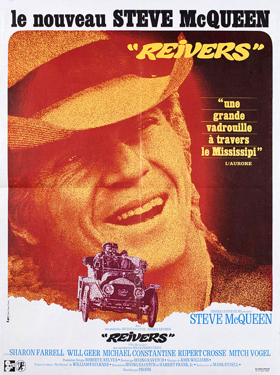 The Reivers Original 1969 French Moyenne Movie Poster
