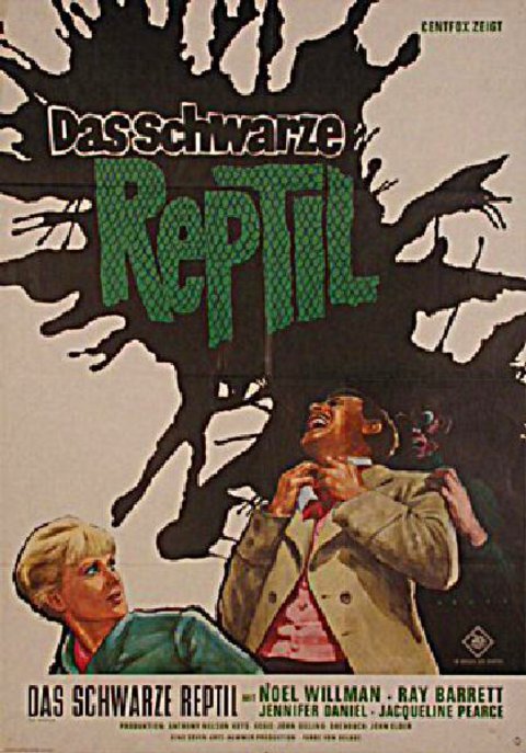 The Reptile Original 1966 German A1 Movie Poster - Posteritati Movie