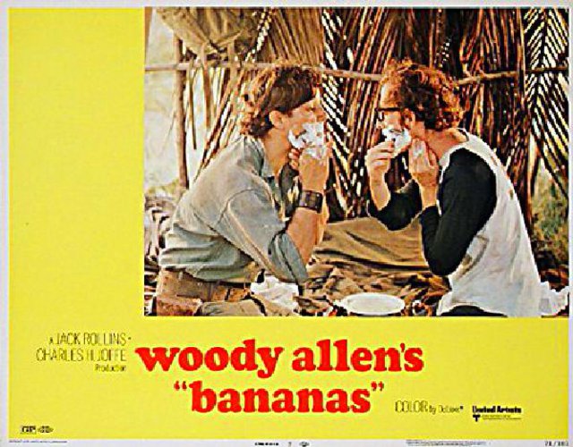 Bananas Original 1971 U.S. Scene Card