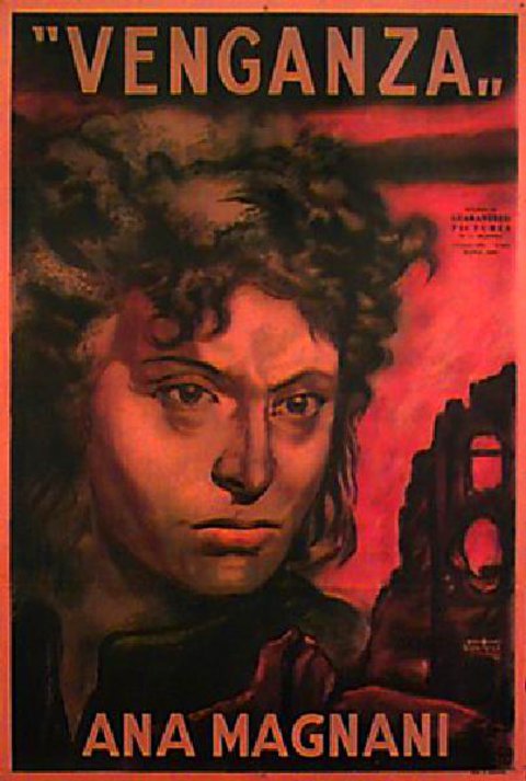 Revenge Original 1948 Argentine Movie Poster