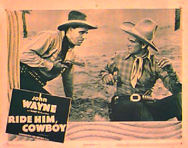 Ride Him, Cowboy Original R1940 U.S. Scene Card