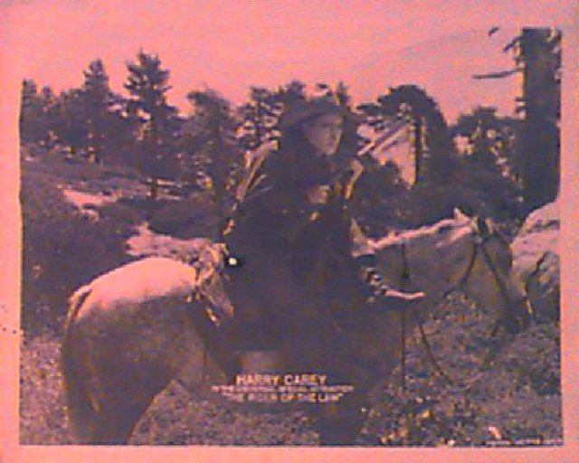 Rider of the Law Original 1919 U.S. Scene Card