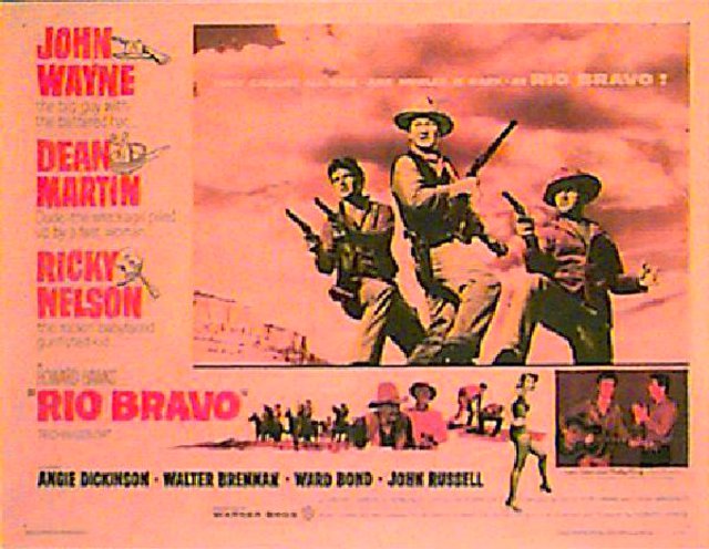 thumbnail image 2 of 1959 Rio Bravo Vintage Western Movie Poster Print – 36x24 Inch, 9mil Paper (Reproduction) 2 of 6