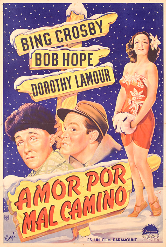 Road to Utopia Original 1946 Argentine Movie Poster