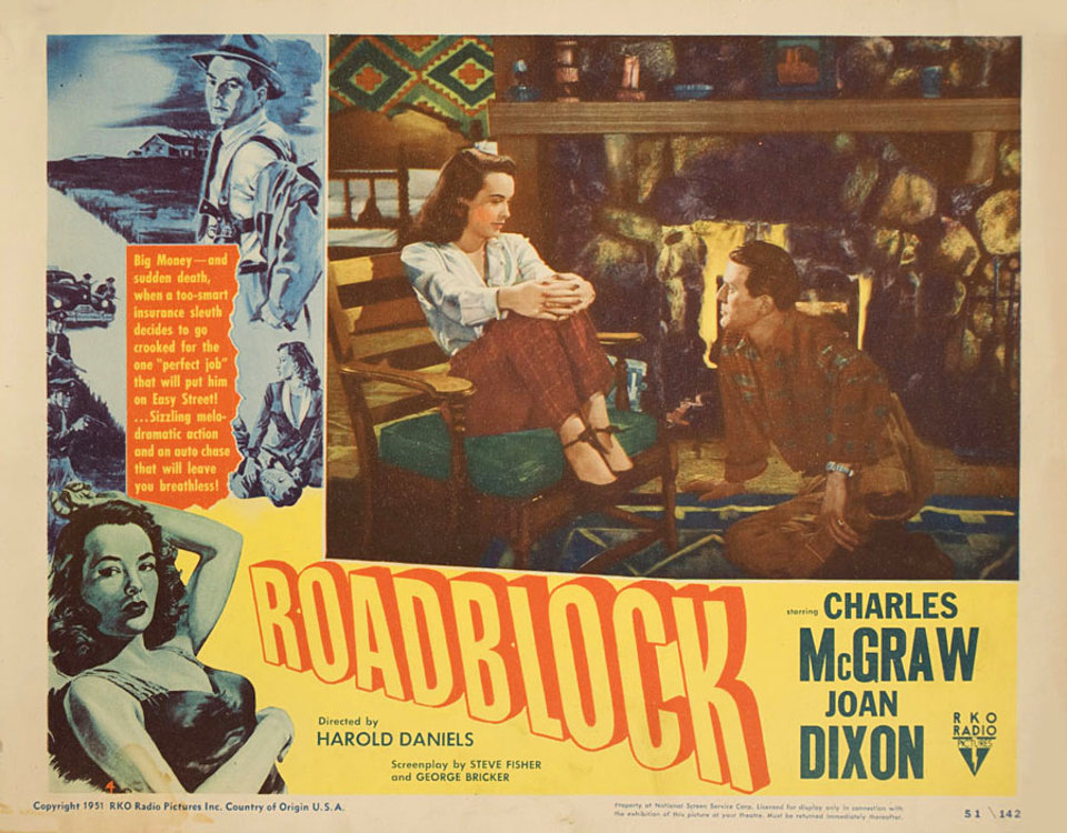 Roadblock Original 1964 U.S. Scene Card