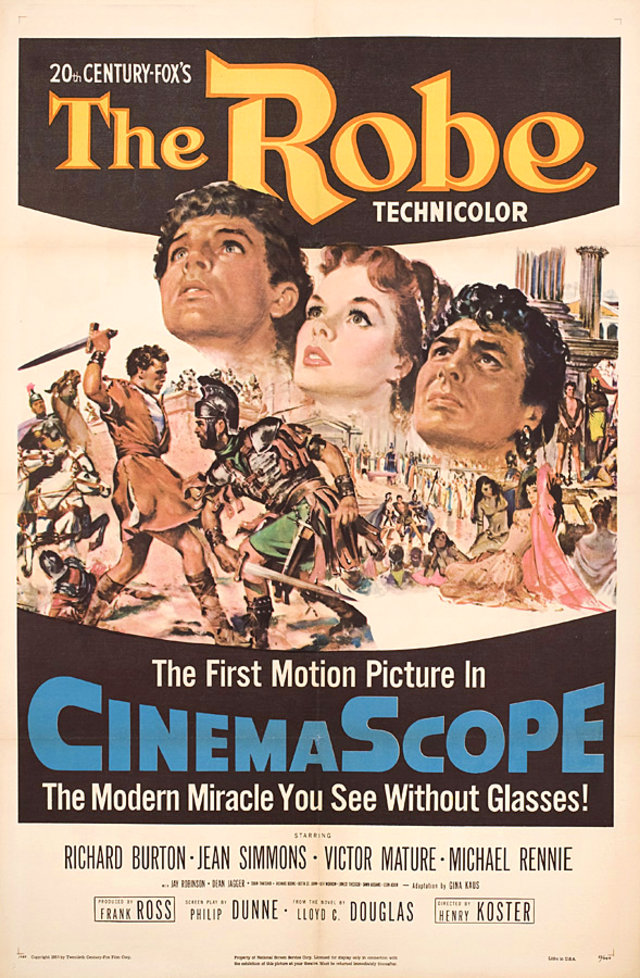 The Robe Original 1953 U.S. One Sheet Movie Poster
