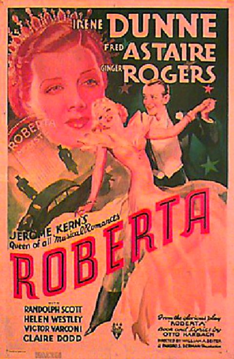 Roberta Original 1934 U.S. One Sheet Movie Poster
