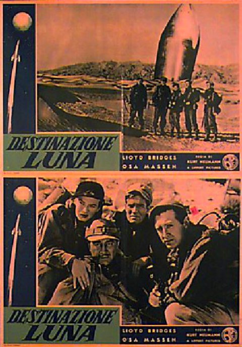 Rocketship X-M Original 1950 Italian Fotobusta Movie Poster Set of 7