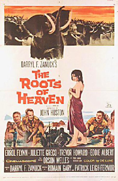 The Roots of Heaven Original 1958 U.S. One Sheet Movie Poster
