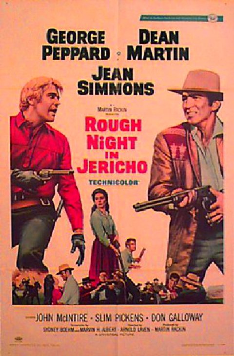 Rough Night in Jericho Original 1967 U.S. One Sheet Movie Poster