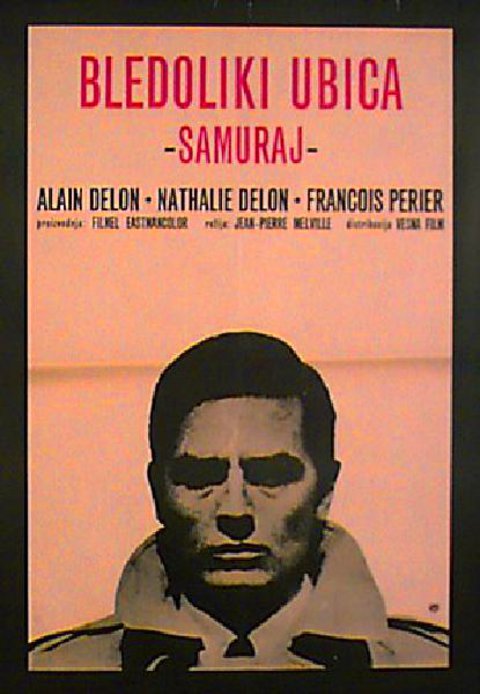 Le Samourai Original 1967 Yugoslav B2 Movie Poster