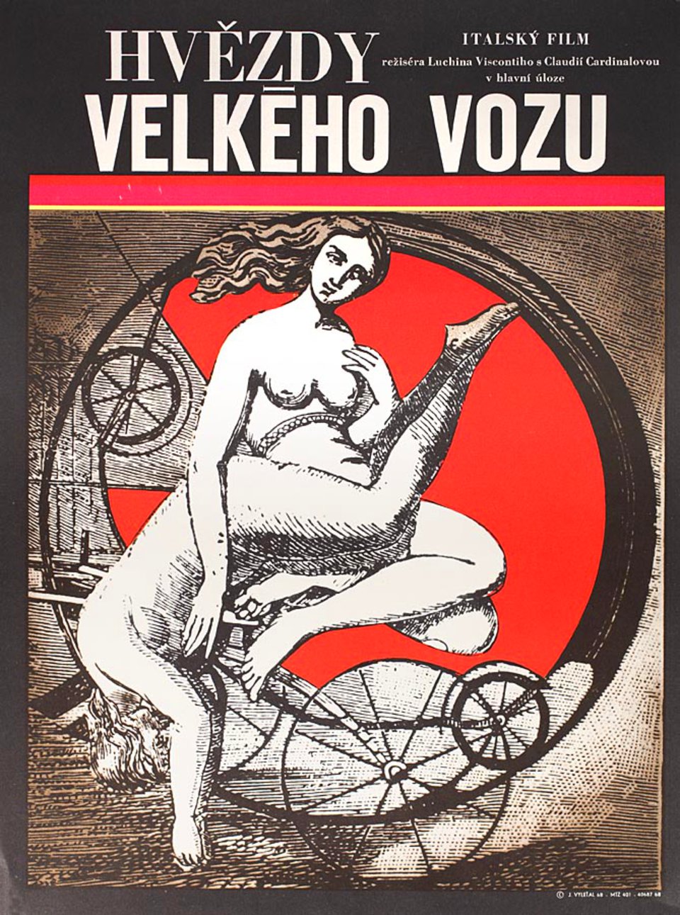 Sandra of a Thousand Delights Original 1968 Czech A3 Movie Poster