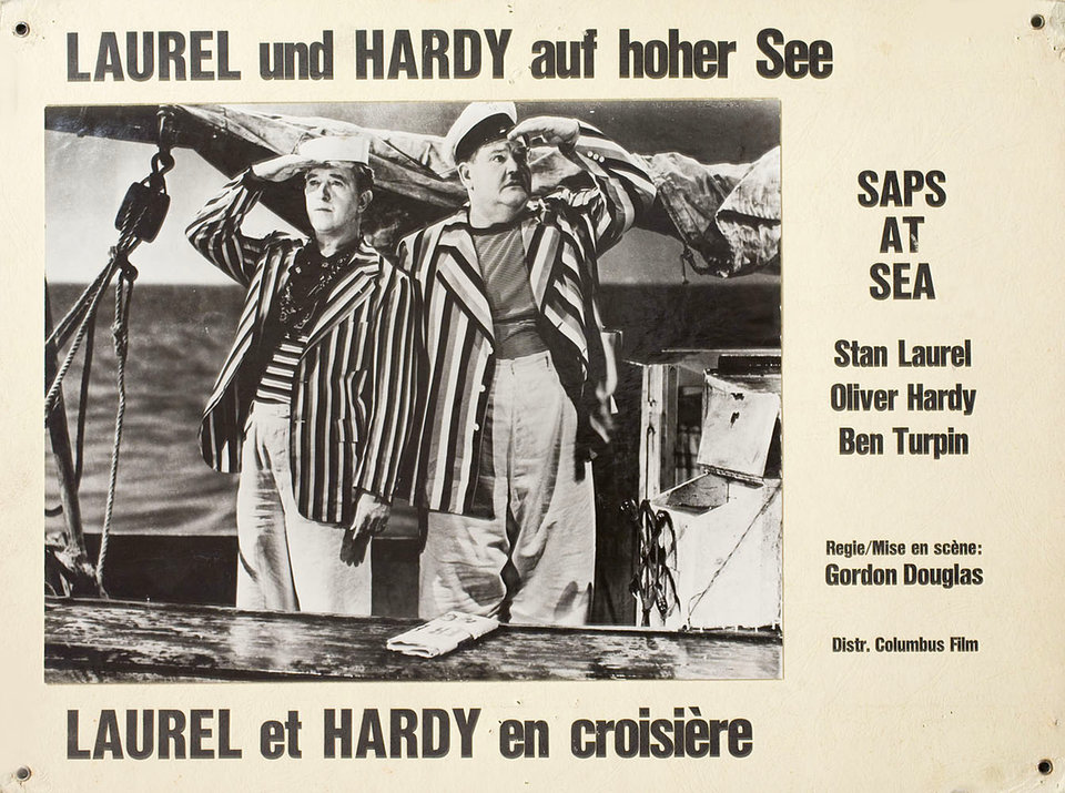 Saps at Sea Original 1960s Swiss Scene Card