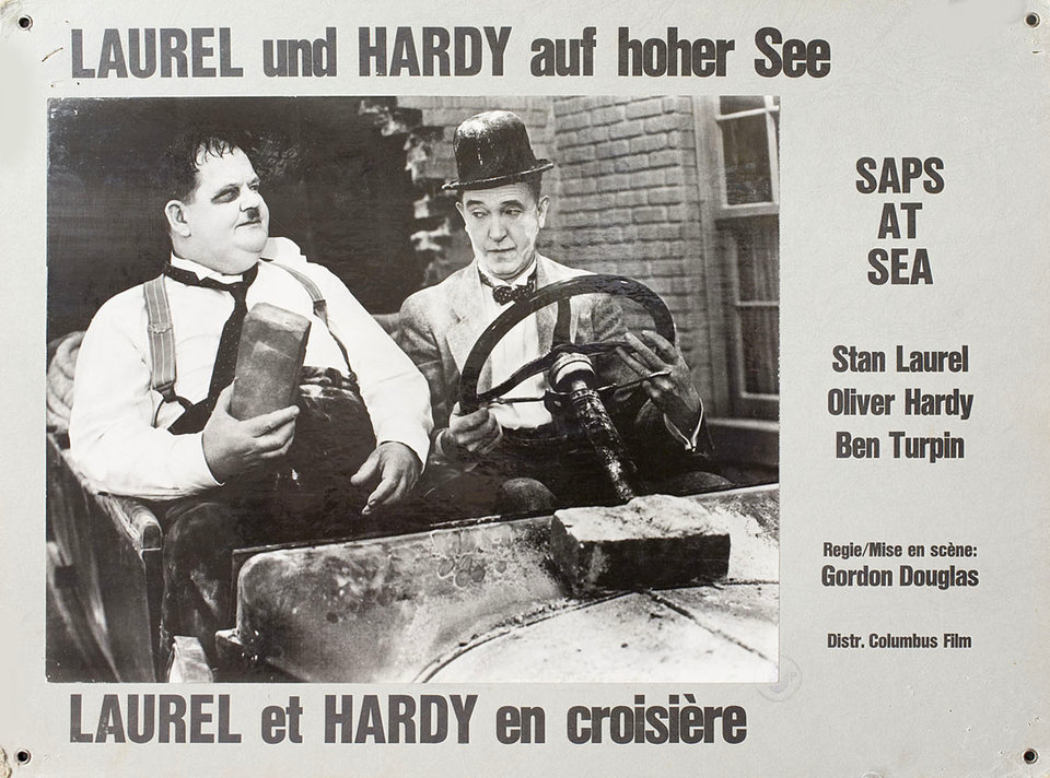 Saps at Sea Original 1960s Swiss Scene Card