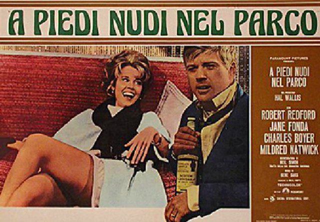 Barefoot in the Park Original 1967 Italian Fotobusta Movie Poster
