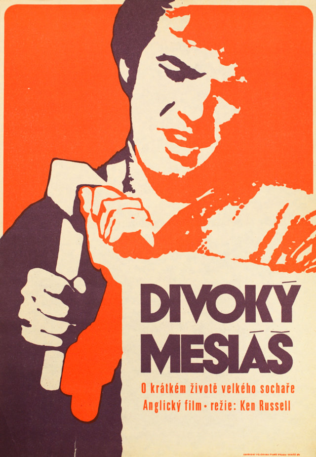 Savage Messiah Original 1972 Czech A3 Movie Poster