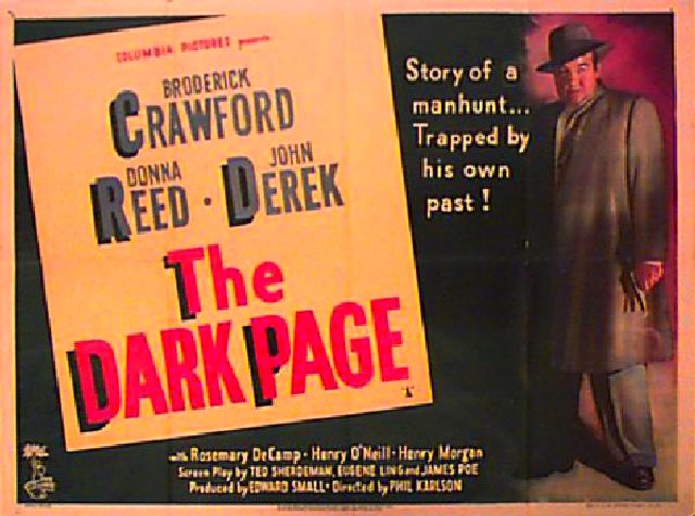 Scandal Sheet Original 1952 British Quad Movie Poster