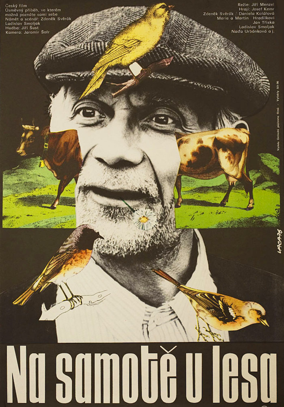 Secluded, Near Woods Original 1976 Czech A3 Movie Poster