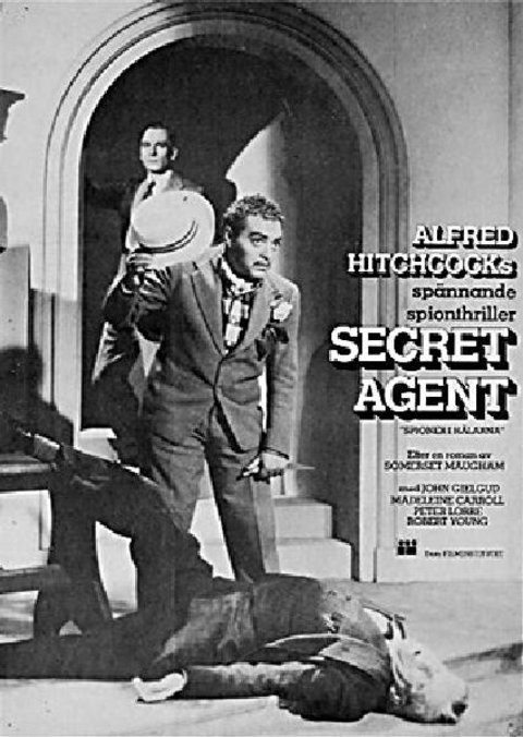 Secret Agent Original R1970s Swedish A1 Movie Poster