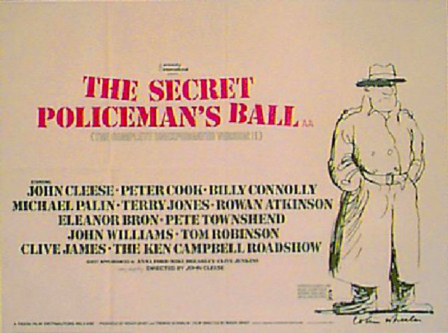 The Secret Policeman's Ball Original 1979 British Quad Movie Poster