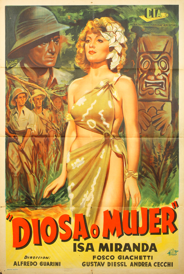 Senza cielo Original 1940 Argentine Movie Poster