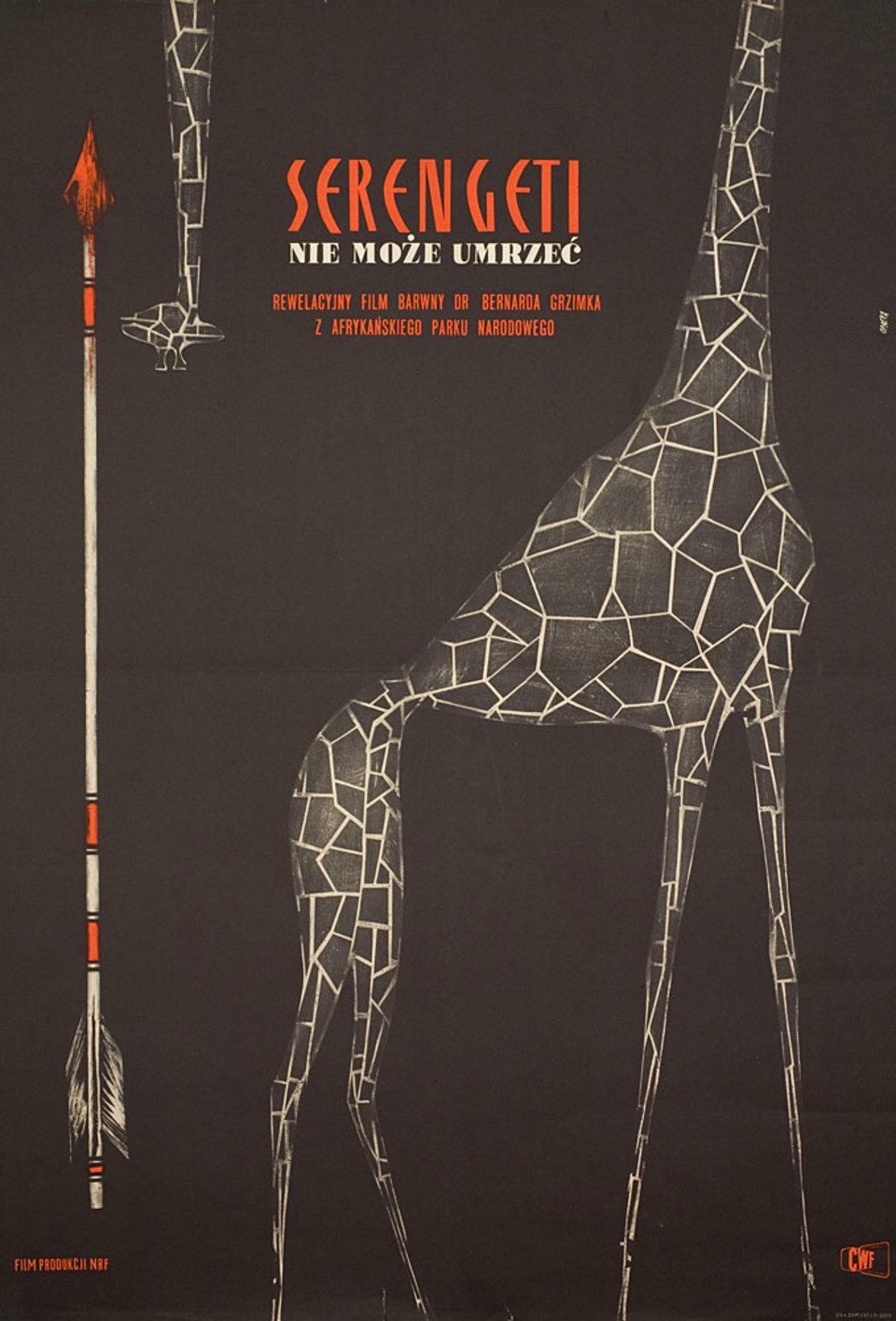 Serengeti Shall Not Die 1959 Polish A1 Poster - Posteritati Movie Poster Gallery