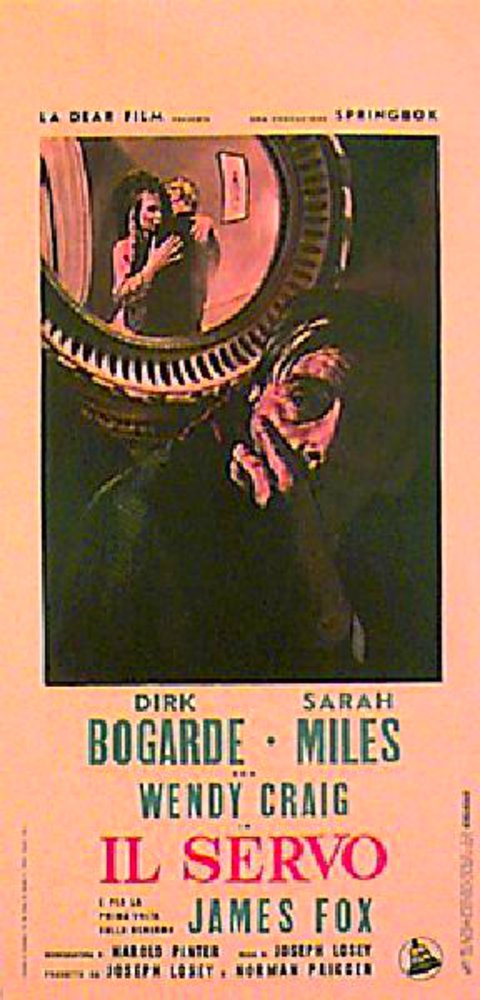 The Servant Original 1964 Italian Locandina Movie Poster