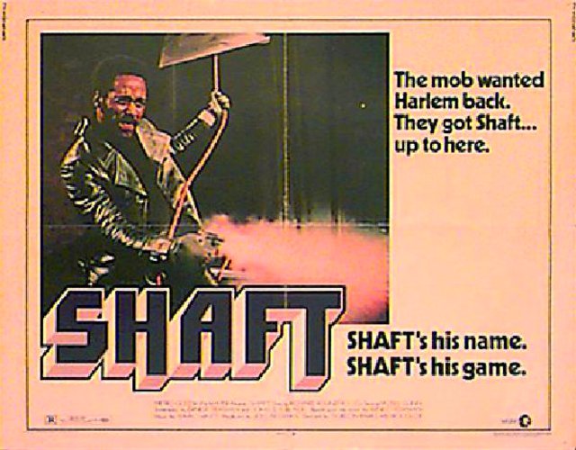 Shaft Original 1971 U.S. Half Sheet Movie Poster