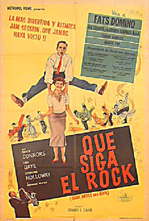 Shake, Rattle and Rock! Original 1956 Argentine Movie Poster
