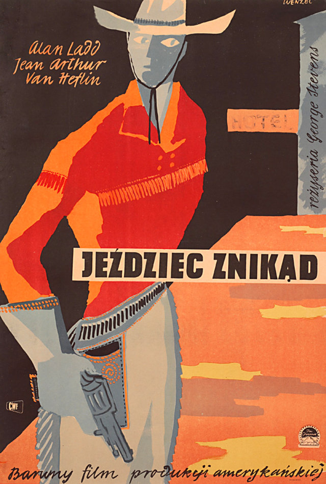 Shane Original 1959 Polish A1 Movie Poster