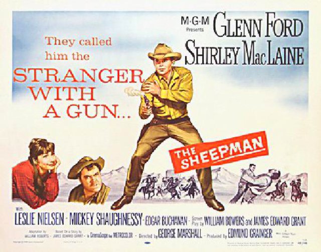 The Sheepman Original 1958 U.S. Half Sheet Movie Poster
