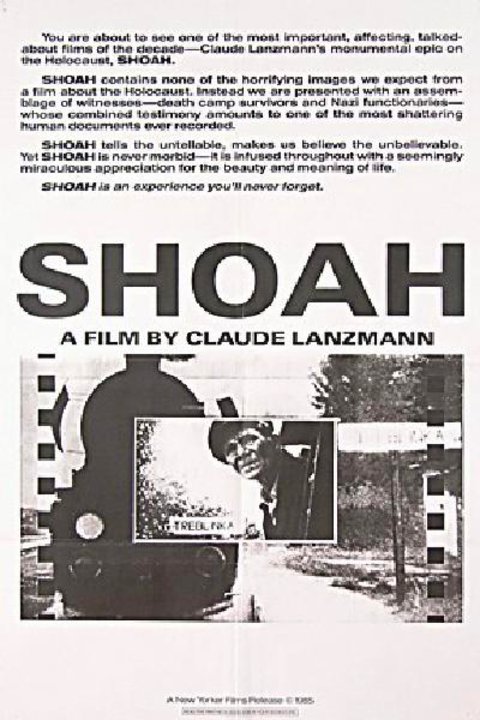 Shoah Original 1985 U.S. One Sheet Movie Poster