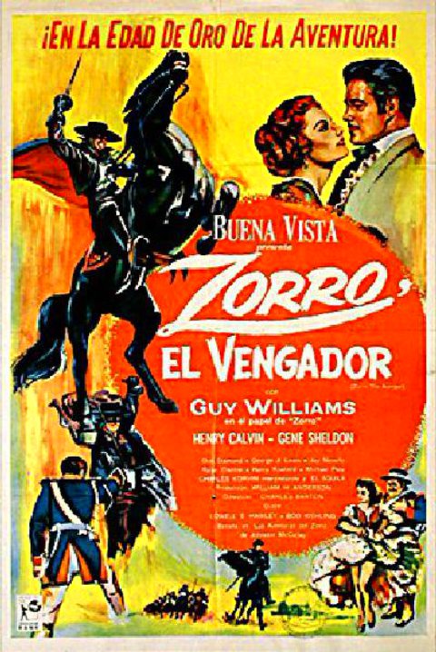 The Sign of Zorro Original 1960 Argentine Movie Poster