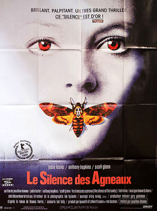 The Silence of the Lambs Original 1991 French Grande Movie Poster