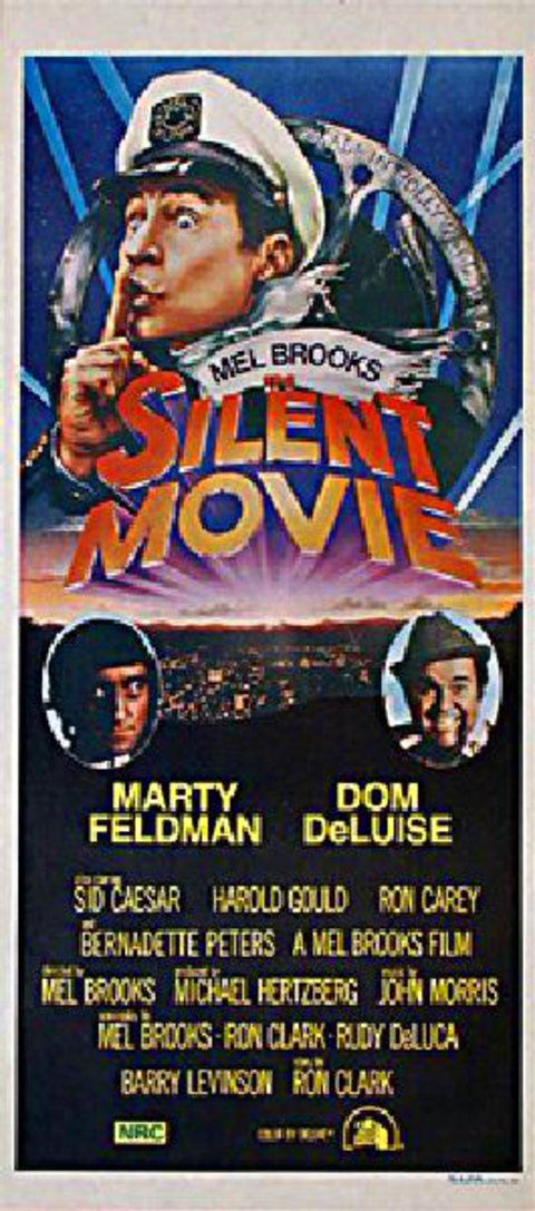 Silent Movie Original 1976 Australian Daybill Movie Poster