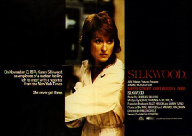 Silkwood Original 1983 British Quad Movie Poster