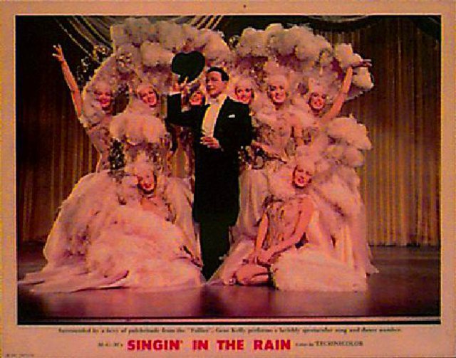 Singin' in the Rain Original 1952 U.S. Scene Card