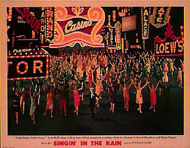 Singin' in the Rain Original 1952 U.S. Scene Card