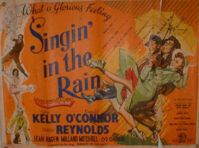 Singin' in the Rain Original 1952 British Quad Movie Poster