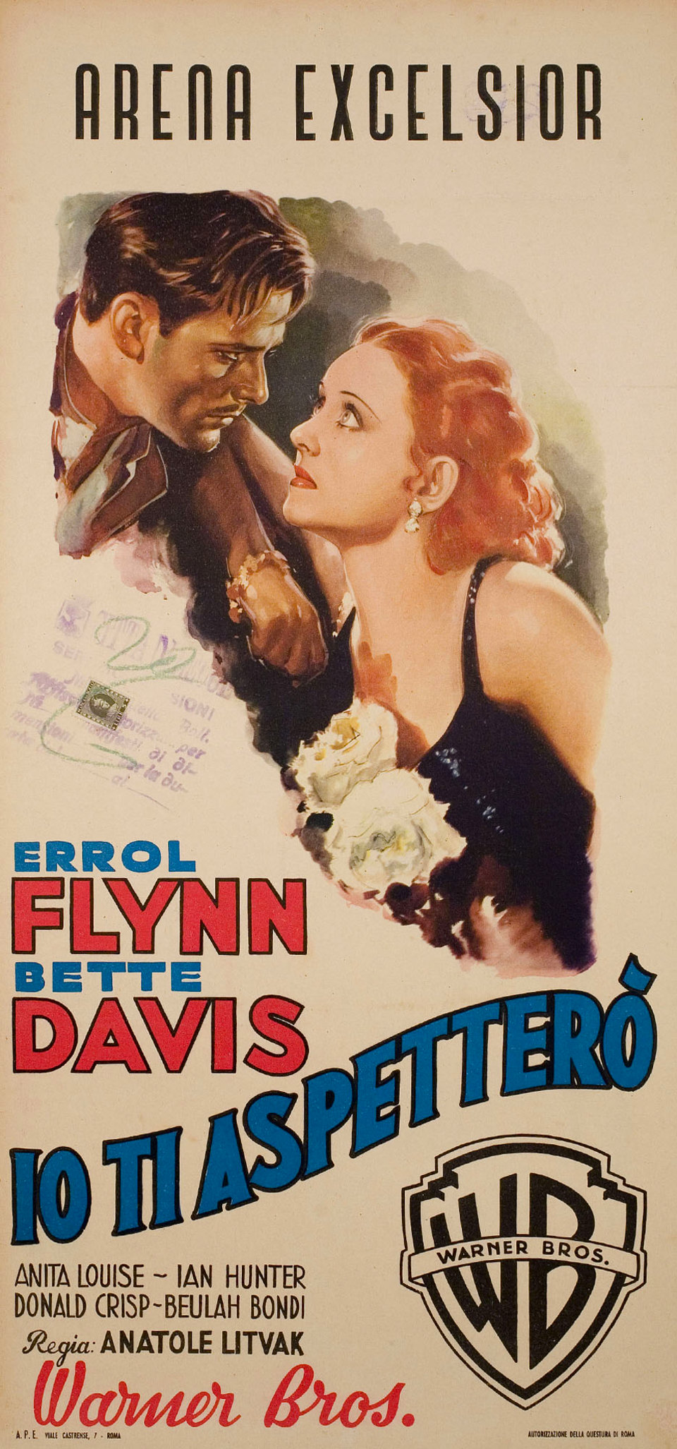 The Sisters Original 1940s Italian Locandina Movie Poster