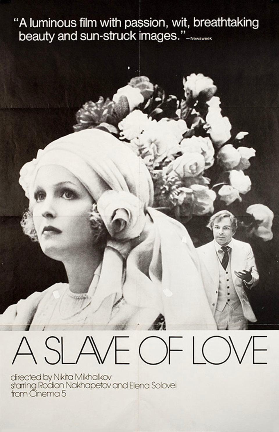 A Slave of Love Original 1976 U.S. One Sheet Movie Poster