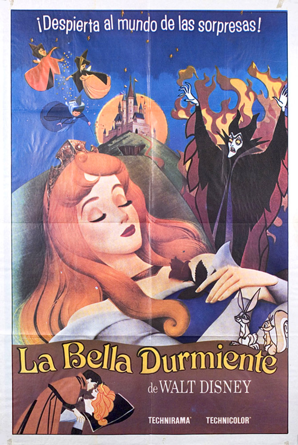 Sleeping Beauty Original R1960s Argentine Movie Poster