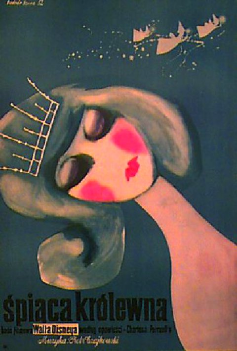 Sleeping Beauty Original 1962 Polish A1 Movie Poster