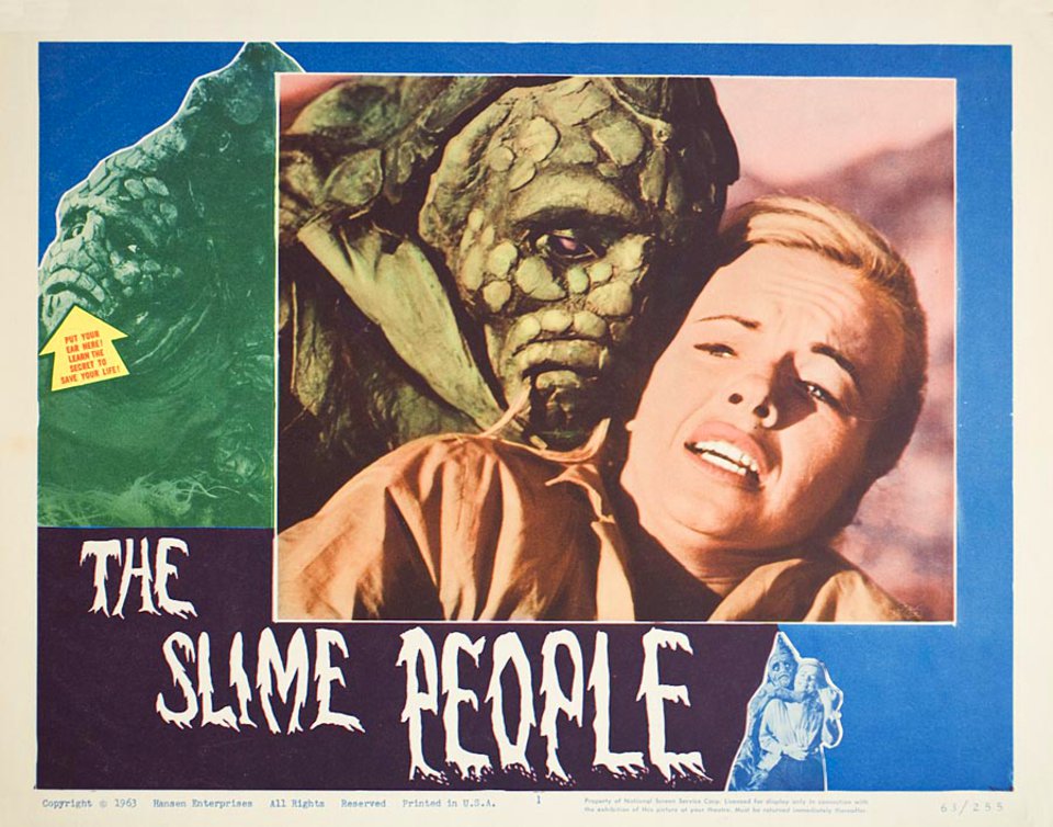 The Slime People Original 1963 U.S. Scene Card